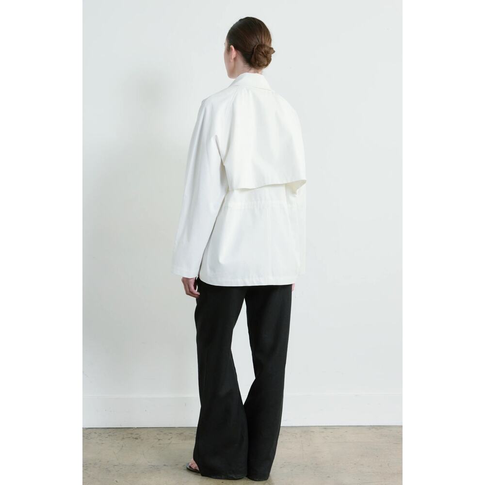 Almina Concept White Cotton Barn Jacket Small - Picture 2 of 7